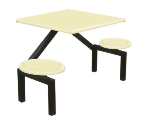 AK202 - FIBREGLASS TABLE WITH STOOL