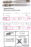 JIS METRIC SPIRAL FLUTED MACHINE/HAND TAP ABRASIVE TOOLS NIETZ PRODUCT