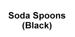 Soda Spoons (Black)