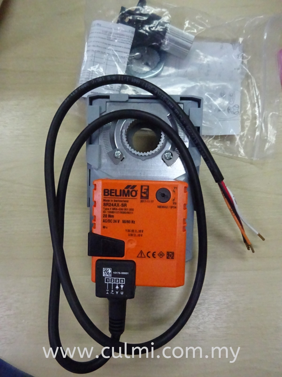 BELIMO SR24AX-SR (SRA-030001002) ACTUATOR 20NM, 24VAC/VDC, (REPLACED:SRU24-SR)