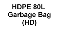 HDPE 80L Garbage Bag (HD) Gabage Bags Plastic Bags & Garbage Bags