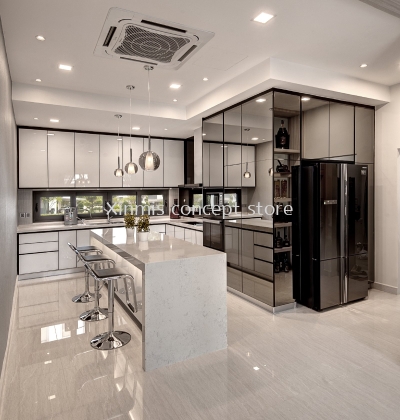 Aluminium kitchen cabinet - Sungai Buloh