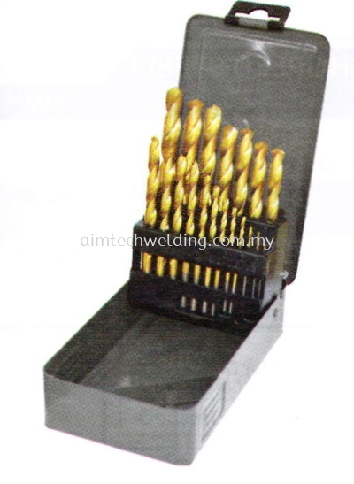 HSS TIN COATED M2 JOBBER DRILLS 135 SET