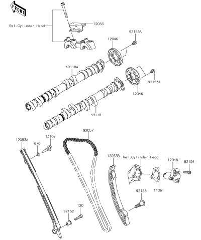 CAMSHAFT(S)/TENSIONER