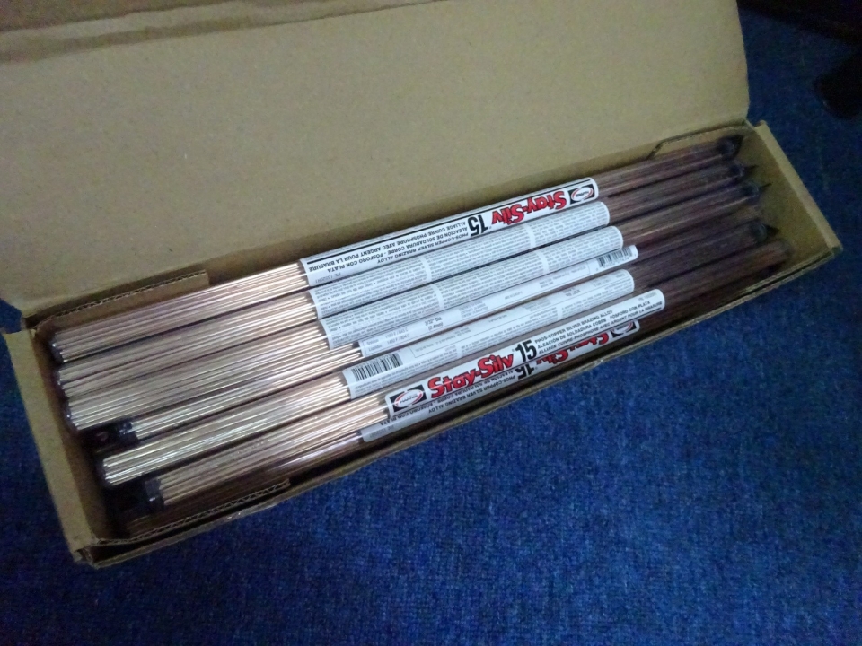 Harris 15520R1 Stay-Silv 15 (15%) 3/32"(2.4mm) Dia x 20" (Silver Brazing Alloys) (24pcs/Tube) -RR