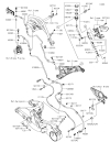 REAR MASTER CYLINDER Ninja H2 2017 Parts Diagrams KAWASAKI PARTS