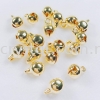 Charm, Bell, 6mm, 0283038, White Gold Plated, Gold Plating, 20pcs/pack Charm  Jewelry Findings, White Gold Plating