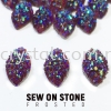 Sew On Stone, Frosted, Code 05# Navette, 7x15mm, 006# Light Siam2x, 20pcs/pack (BUY 1 GET 1 FREE) Sew On Stone, Frosted Sew On