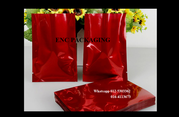 Red Foil bag (60mm x 90mm)