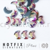 Signature PLUS, Special Shape, Code 824# Moon Flat Back, 5.5x8mm, Crystal AB, 144pcs/pkt Hotfix Signature PLUS - Special Shape Hotfix