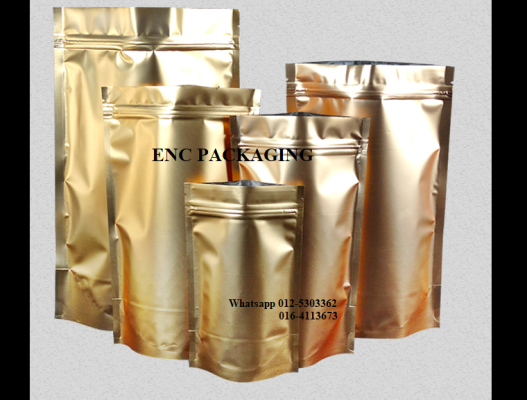 Gold foil bag (100mm x 150mm)