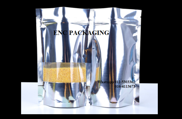 Foil window bag (90mm x 130mm)