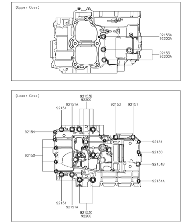 CRANKCASE BOLT PATTERN