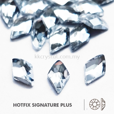 Signature PLUS, Special Shape, Code 811# Rhombus Flat Back, 6x10mm, Crystal, 144pcs/pkt