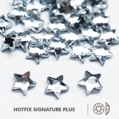 Signature PLUS, Special Shape, Code 815# Rivoli Star Flat Back, 5mm, Crystal, 144pcs/pkt