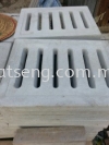 Compressed concrete slab with drain holes Compressed Concrete Slab/Concrete Grating