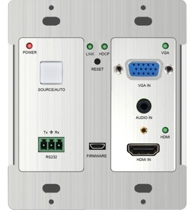 HDBaseT wall-mountable Transmitter (405PT-WPB)