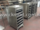 Clean Room Multiple Tray Trolley Stainless Steel Products