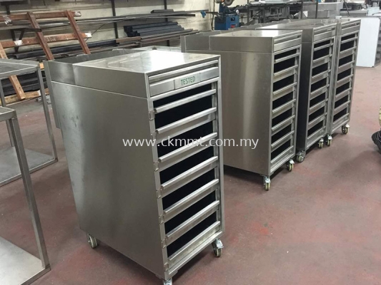 Clean Room Multiple Tray Trolley