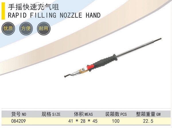 Universal Air Chuck with Valve Changing Tool