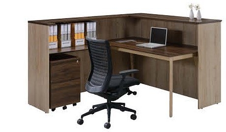 Office Reception Desk Set / Meja Sambut Tetamu Office Reception Desk Workstation & Tables