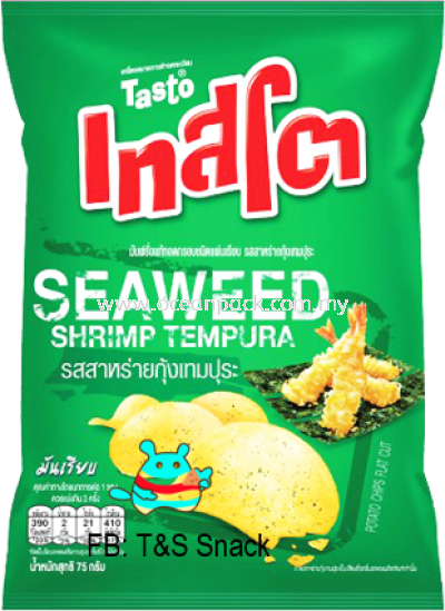 #Tasto #PotatoChips #TempuraShrimpSeaweed #Ƭ