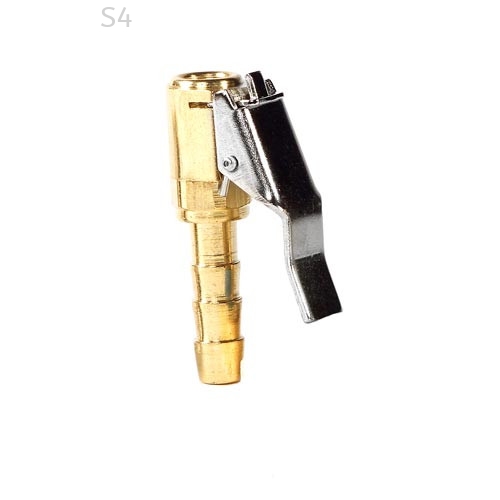 Euro-Style Air Chuck Clip Type With Hose Barb (Closed)
