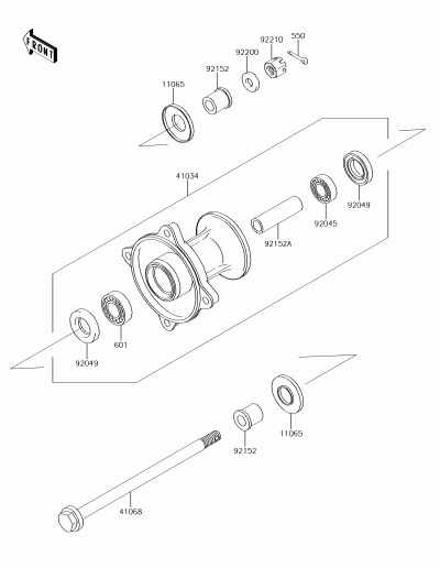 FRONT HUB