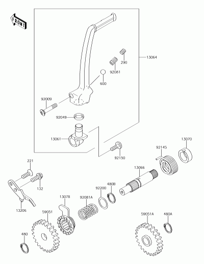 KICKSTARTER MECHANISM