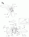 FENDERS KLX110L 2017 Parts Diagrams KAWASAKI PARTS