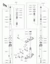 FRONT FORK KLX110L 2017 Parts Diagrams KAWASAKI PARTS