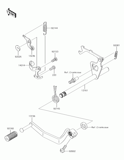 GEAR CHANGE MECHANISM