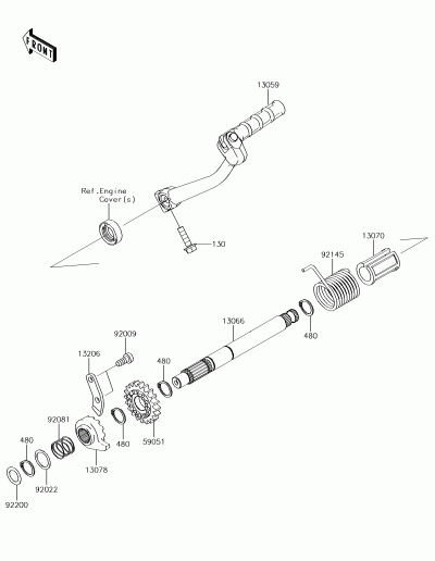 KICKSTARTER MECHANISM