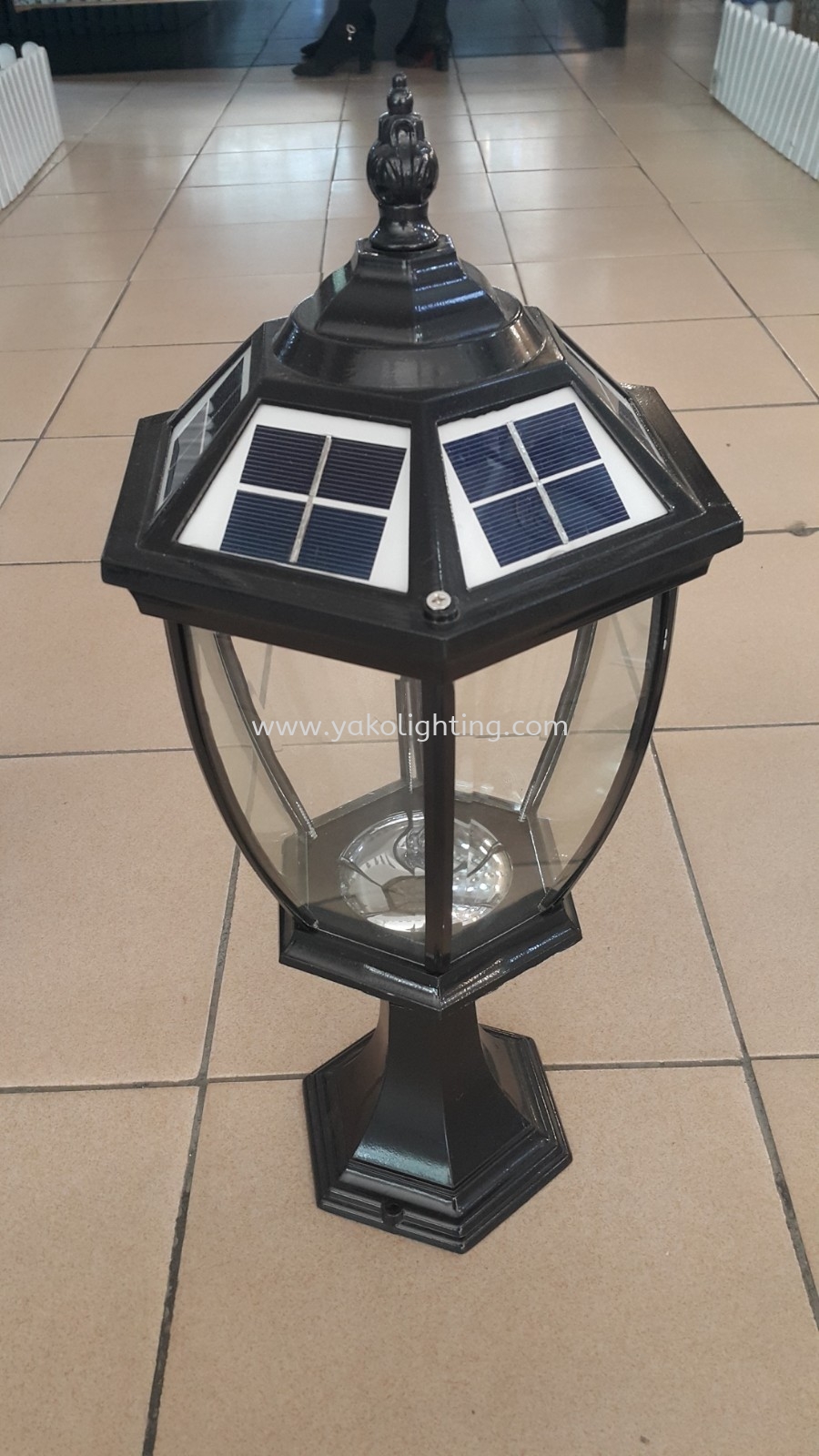 LS-990-6W GATE LAMP SOLAR SOLAR