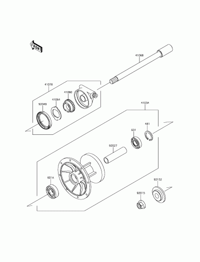 FRONT HUB