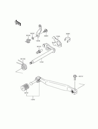 GEAR CHANGE MECHANISM