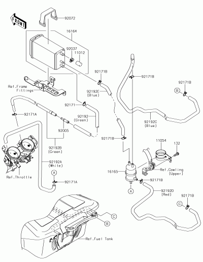 FUEL EVAPORATIVE SYSTEM(CA)