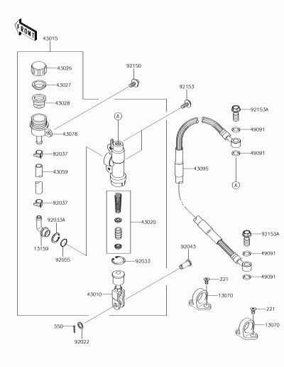 REAR MASTER CYLINDER