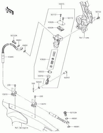 REAR MASTER CYLINDER