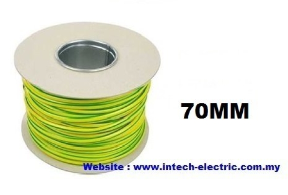 70.0SQMM PVC SINGLE CORE FLEXIBLE CABLE(GREEN-YELLOW)