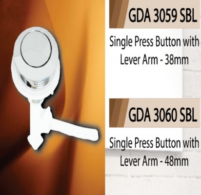 Single Press Button with Lever Arm