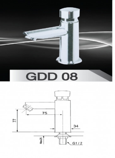 Self Closing Faucet (Basin Type) GDD 08