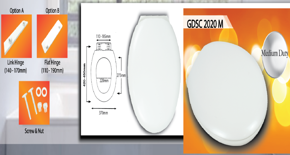 Medium Duty GDSC 2020 M Toilet Seat Cover Malaysia ...