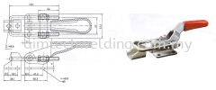 GH40341 LATCH TYPE TOGGLE CLAMP HOLDING TOOLS NIETZ PRODUCT