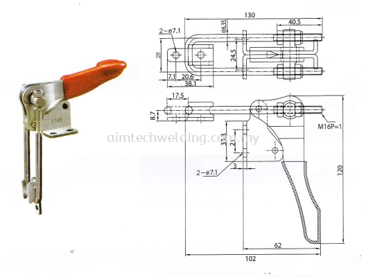 GH40334 LATCH TYPE TOGGLE CLAMP