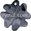 SW 6764 Clover Pendant, 19mm, Crystal Silver Night (001 SINI), 1pcs/pack 6764 Clover Pendant Pendants  SW Crystal Collections 