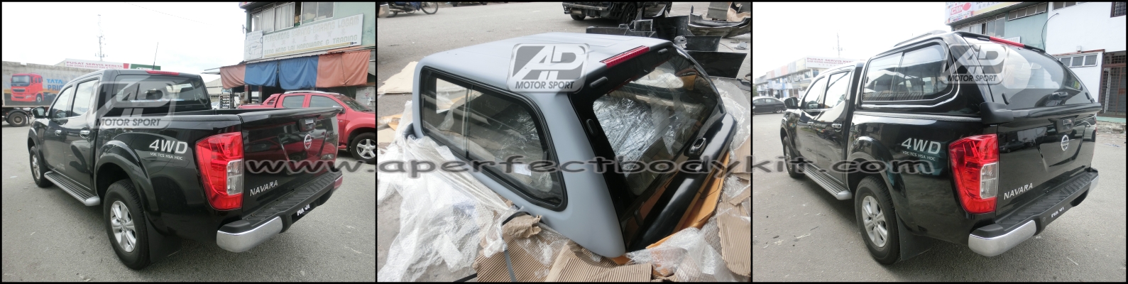 Nissan Navara Rear Boot Canopy 