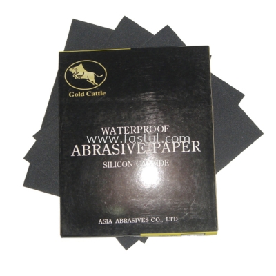 KOREA GOLD CATTLE WATERPROOF ABRASIVE PAPER(100PCS)