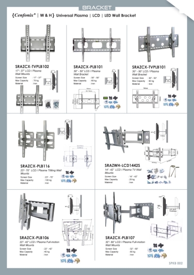 Bracket, Rack & Table