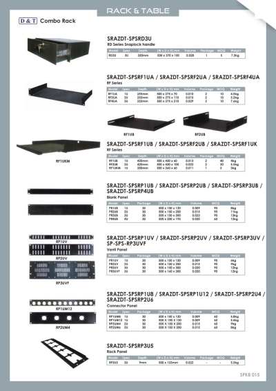 Bracket, Rack & Table